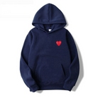 Men's Cotton Hoodie with Ribbed Cuffs