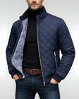 Robert | Refined Diamond Quilted Jacket