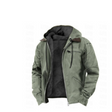 Men's Fleece Lined Hooded Jacket Zip Front