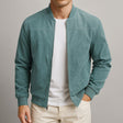 Andrew | Refined Suede Harrington Jacket