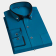 Men's Button-Down Dress Shirt Contrast Collar