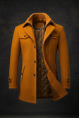 Simon | Elegant Single-Breasted Wool Coat