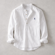 Adrian | Relaxed Linen Popover Henley