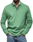 Men's Long Sleeve Polo Shirt Classic Fit