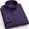 Men's Plaid Flannel Shirt Long Sleeve