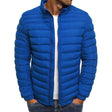 Men's Puffer Jacket Quilted Stand Collar