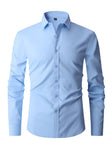 Classic Slim Fit Button-Up Shirt Men
