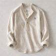 Adrian | Relaxed Linen Popover Henley