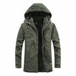 Men's Fleece Lined Parka Hooded Jacket