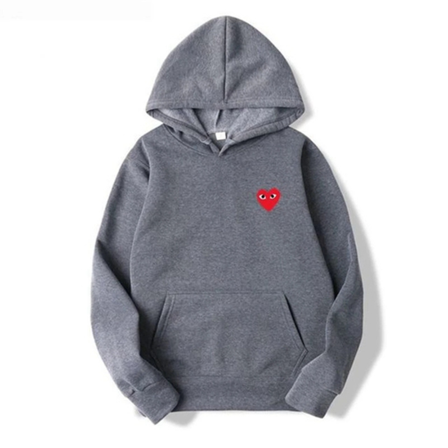 Men's Cotton Hoodie with Ribbed Cuffs