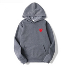 Men's Cotton Hoodie with Ribbed Cuffs