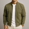 Andrew | Refined Suede Harrington Jacket