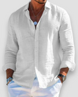 Men's Linen Shirt Long Sleeve