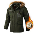 Men's Parka Jacket Faux Fur Hood