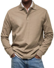 Men's Long Sleeve Polo Shirt Classic Fit