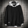 Nathan | Modern Two-Tone Pullover Hoodie