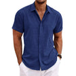 Men's Linen Short Sleeve Shirt Relaxed Fit