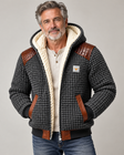 Gary | Relaxed Waffle Hooded Jacket