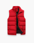 Men's Quilted Puffer Vest Zip Pockets