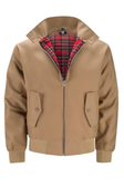 Ethan | Classic Plaid-Lined Harrington Jacket