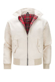 Ethan | Classic Plaid-Lined Harrington Jacket