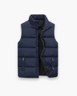 Men's Quilted Puffer Vest Zip Pockets