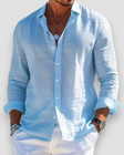 Men's Linen Shirt Long Sleeve