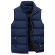 Men's Quilted Puffer Vest Zip Pockets