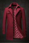 Simon | Elegant Single-Breasted Wool Coat