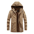 Men's Fleece Lined Parka Hooded Jacket