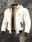William | Casual Waffle Sherpa Jacket