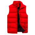 Men's Quilted Puffer Vest Zip Pockets