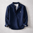 Adrian | Relaxed Linen Popover Henley