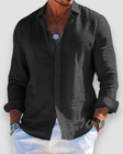 Men's Linen Shirt Long Sleeve