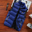 Men's Puffer Vest Zip Pockets