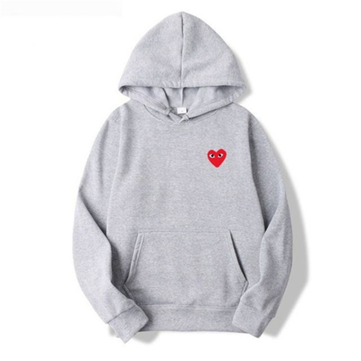 Men's Cotton Hoodie with Ribbed Cuffs