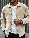 Nathan | Relaxed Corduroy Button-Up Shacket