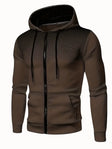 Kevin | Athletic Gradient Zip Hoodie