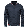 David | Classic Varsity-Stripe Bomber Jacket