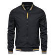 David | Classic Varsity-Stripe Bomber Jacket