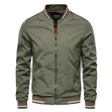 David | Classic Varsity-Stripe Bomber Jacket