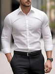 Classic Breathable Long-Sleeve Shirt Men