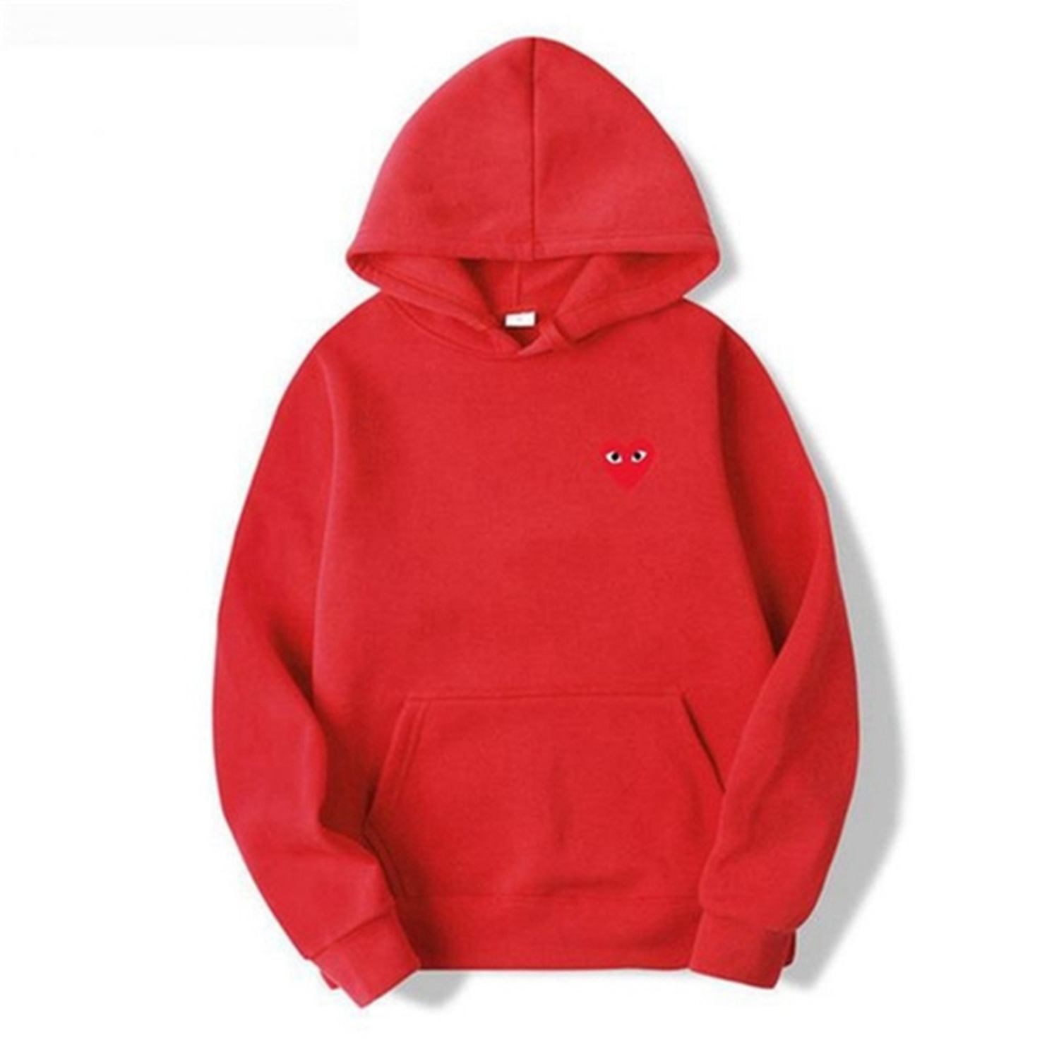 Men's Cotton Hoodie with Ribbed Cuffs