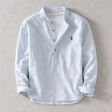 Adrian | Relaxed Linen Popover Henley