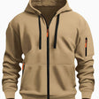 Walter | Modern Heathered Zip Hoodie