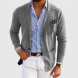 Men's Knit Blazer Cardigan Notch Lapel