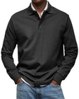 Men's Long Sleeve Polo Shirt Classic Fit