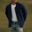 Men's Wool Blazer Jacket Patch Pockets