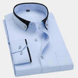 Men's Button-Down Dress Shirt Contrast Collar