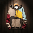 Vincent | Casual Patchwork Pullover Hoodie